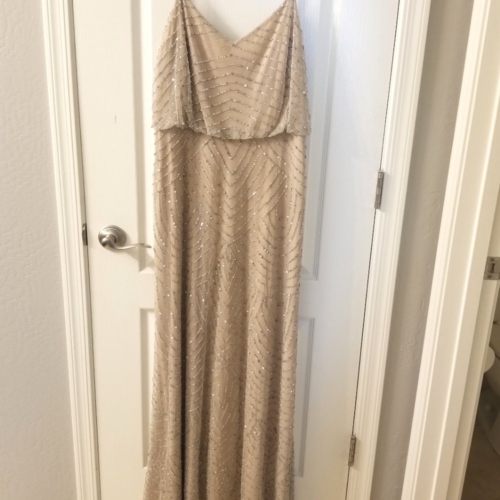 NYE Dress Adrianna Papell Sequin Dress